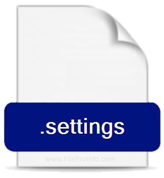 .SETTINGS file extension.