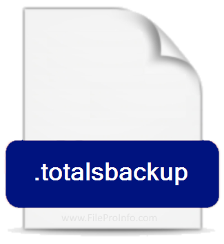 .TOTALSBACKUP file extension.