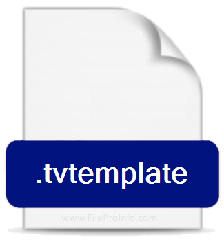 .TVTEMPLATE file extension.