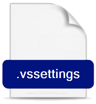 .VSSETTINGS file extension.