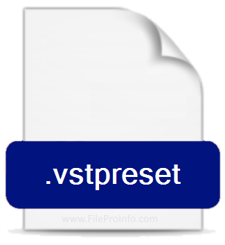 .VSTPRESET file extension.