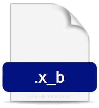 .X_B file extension.